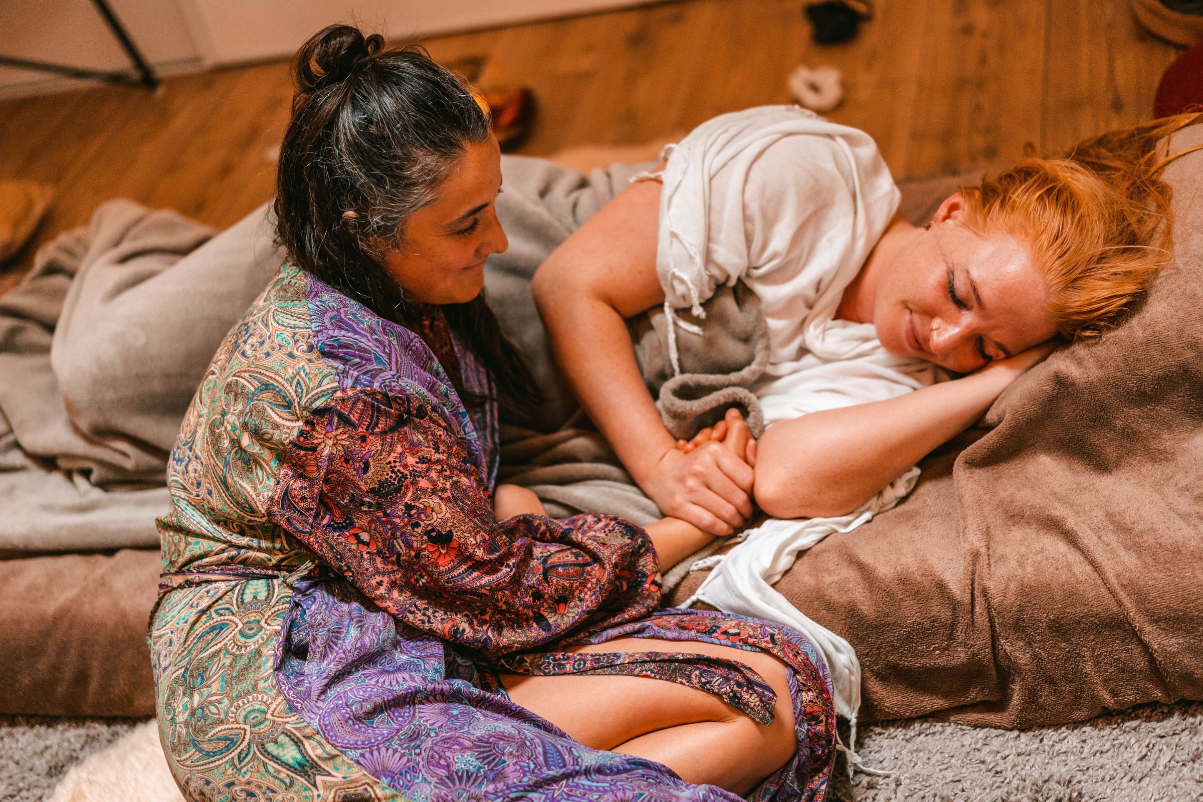 In een stevige, veilige bedding doorvoelen en loslaten wat je niet meer dient